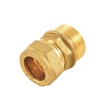 Racord compresie cu inel, alama, FE, 15 mm x 1/2&quot;