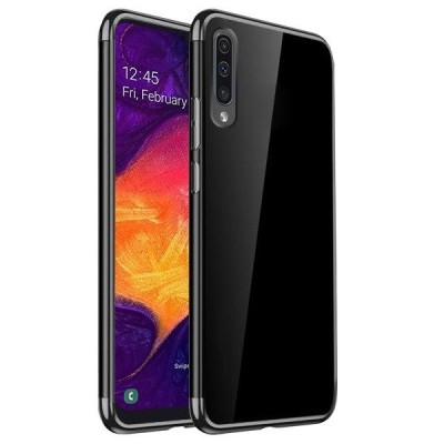 Husa SAMSUNG Galaxy A50 / A50s / A30s - Plating Soft (Negru) foto