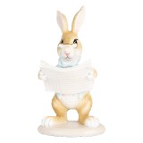 Cumpara ieftin Figurina Iepuras Paste polirasina multicolora 9x9x15 cm