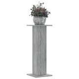 VidaXL Suporturi de plante 2 buc. gri sonoma 30x30x80cm lemn prelucrat