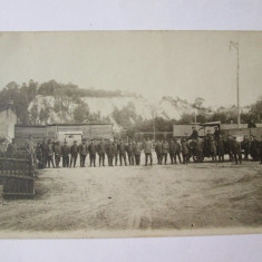 Fotografie carte poștală camion spital militar german pentru rufe de razboi WWI