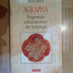 w3 Agrapha. Fragmente extracanonice ale Scripturii - Alfred Resch (carte noua)