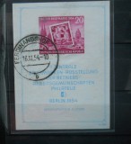 1954 BLOC GERMANIA DDR COTA 70$