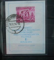 1954 BLOC GERMANIA DDR COTA 70$ foto