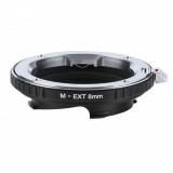 Adaptor montura K&amp;F Concept M-EXT 8mm de la Leica M la Leica M EXT 8mm-Mount KF06.320