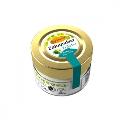 Pasta de dinti pudra cu musetel fara fluor, 30g, Birkengold foto
