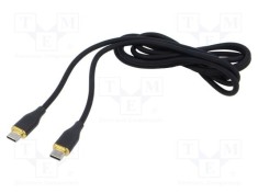 Cablu USB Type C 2.0 GEMBIRD 1,5m negru USB - USB C, 480Mbps, 60W PD