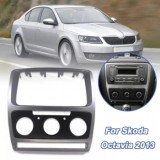 Rama Radio 2DIN ACV Skoda Octavia 2 (2009-2012) AC Manual AR165 Navigatie Android
