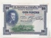 Bnk bn Spania 100 pesetas 1925