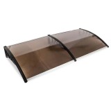 Copertina Fixa Policarbonat Protectie UV 100x200 cm Maro ProCart, Usa/Fereastra, Rezistenta Intemperii, Montaj Rapid