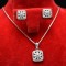 Set Lantisor Finut Din Argint Si Cercei cod Set119