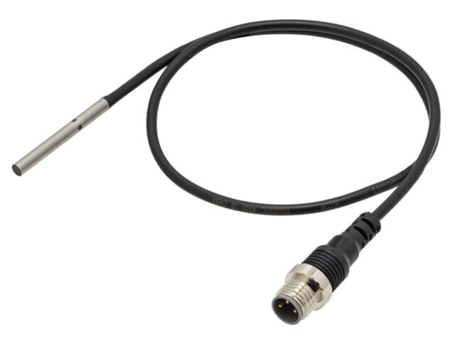 Senzor inductiv OMRON E2EC PNP NO 0-0,8mm 10-30V IP67 cablu M8 3 pini