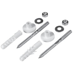 Holsurub cu diblu pentru prindere lavoar, 10 x 100 mm, 2 buc / set