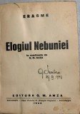 Elogiul nebuniei - Erasme - din biblioteca lui Geo Dumitrescu