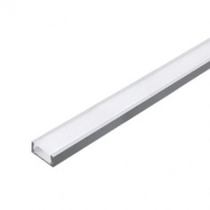 PROFIL ALUMINIU PENTRU BANDA LED 2M 24.7MM X 7MM ALB