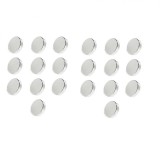 Set 20 magneti foarte puternici, gri, disc, simplu, 5 mm X 2 mm