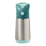 Cana termos cu pai, 12 luni+, Verde, 350 ml, B.Box