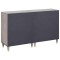 Bufet 2 buc. 60 x 33 x 75 cm Lemn de mango solid Gri - 6