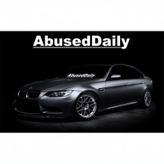 Sticker Parbriz Abused Daily foto