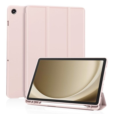 Techsuit - Flex Trifold (with Pencil Holder) - Samsung Galaxy Tab A9 Plus - Pink foto