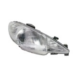 Far Peugeot 206 01.1998-06.2003 TYC partea Dreapta, tip bec H4 fara motoras