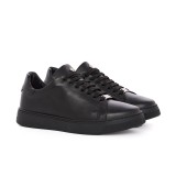 Sneakers barbati negri din piele PA20