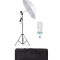 Umbrela cu trepied reglabil 200 cm, bec 85W, geanta de transport inclusa