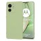 Husa premium din silicon pentru motorola edge 40 / edge (2023) - softflex, microfibra, matcha