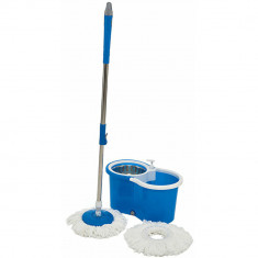 Set curatenie Vanora Super Easy Clean, Mop Rotativ 360, Albastru