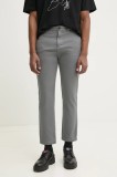 HUGO pantaloni bărbați, culoarea gri, drept, 50533851