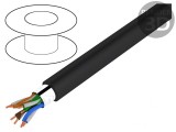 Cablu UTP Cat5e Exterior Negru 100m