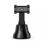 Suport rotativ automat OZ&trade;, pentru telefon cu functie de urmarire automata a miscarii, ideal pentru Vlogging, Video Conferinte, Selfie, negru