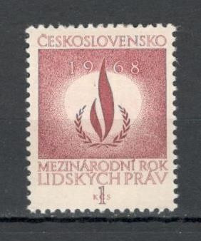 Cehoslovacia.1968 Anul international al drepturilor omului XC.445