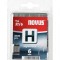 Cleme capse zincate, duritate mare, tip 37, 6 mm, model H, 2000 buc, Novus, STE002155
