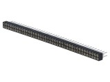 Conector şiruri pini soclu mamă 80 PIN 2mm THT 2x40