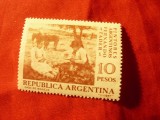 Serie Argentina 1967 - Pictura , 1 val. 10p, Nestampilat