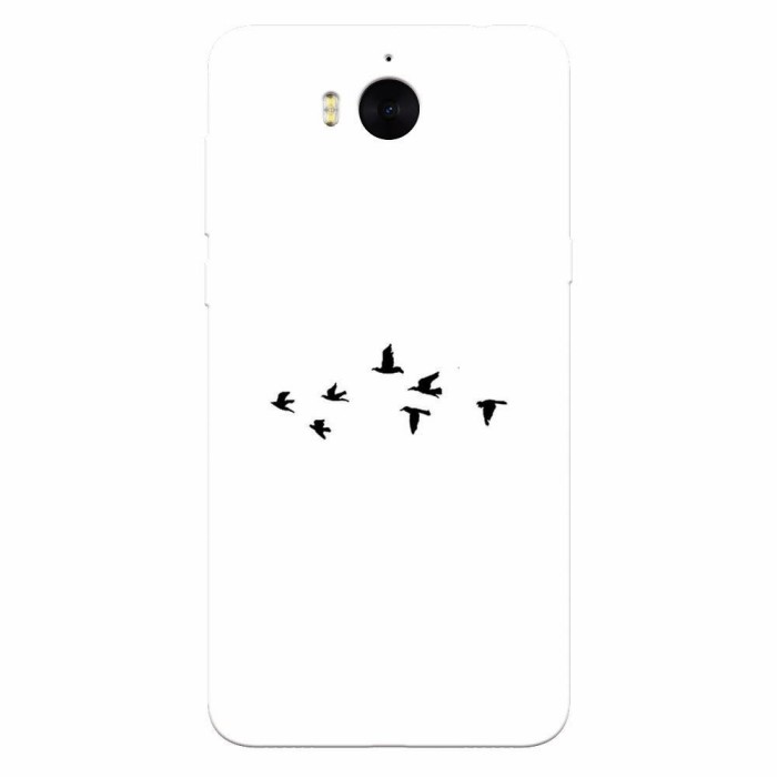 Husa silicon pentru Huawei Y6 2017, Birds Husa silicon pentru Huawei Y6 2017, Birds