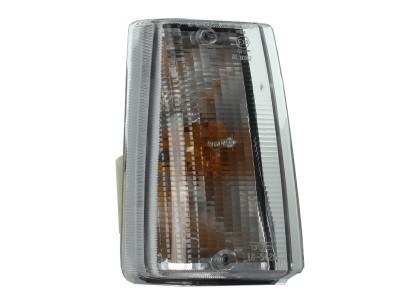 Lampa semnalizare fata Iveco Daily, 03.90-/04.96-12.98, Alba, are suport bec , parte Fata, omologare ECE, 98433912; 98433913, Stanga foto