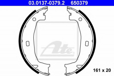 Set saboti frana, frana de mana BMW Seria 4 Gran Coupe (F36) (2014 - 2016) ATE 03.0137-0379.2 foto