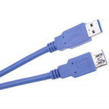 Cablu profesional, USB tata - USB mama, versiunea 3.0, 1.8 m, Generic