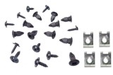 Set clipsuri fixare carenaj aripa interioara A3 (8l), 01.1996-04.2003; A3 (8p/8v), 05.2003-2016; A3 (8v), 05.2016-, 28 bucati la set