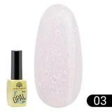 Bază pentru unghii Opal Rubber Base, Global Fashion, 8 ml, 03