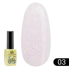 Bază pentru unghii Opal Rubber Base, Global Fashion, 8 ml, 03