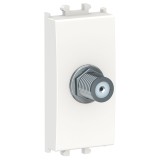 Priza SAT tip F Schneider Electric Easy Styl LMR6128001, modulara - 1, alba