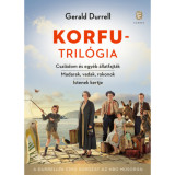 Korfu-tril&oacute;gia - Csal&aacute;dom &eacute;s egy&eacute;b &aacute;llatfajt&aacute;k - Madarak, vadak, rokonok - Istenek kertje - Gerald Durrell