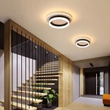 Lustra LED SOLENA ROTONDA, 13W, lumina Rece/Calda/Neutra, Alb Negru, Alessandro DESIGN