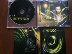 static x shadow zone 2003 cd disc muzica heavy nu metal industrial warner VG++ foto