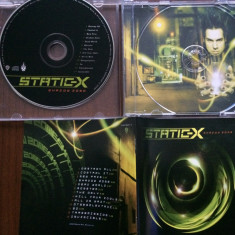 static x shadow zone 2003 cd disc muzica heavy nu metal industrial warner VG++