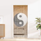 vidaXL Cortină pentru ușa de insecte multicolor 200 x 90 cm Bambus 42030053