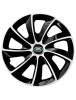 Set 4 Capace Roti Autohelix MSA&reg; potrivite jantelor de 16 inch, pentru Land Rover, model Stig Extra Black &amp; White